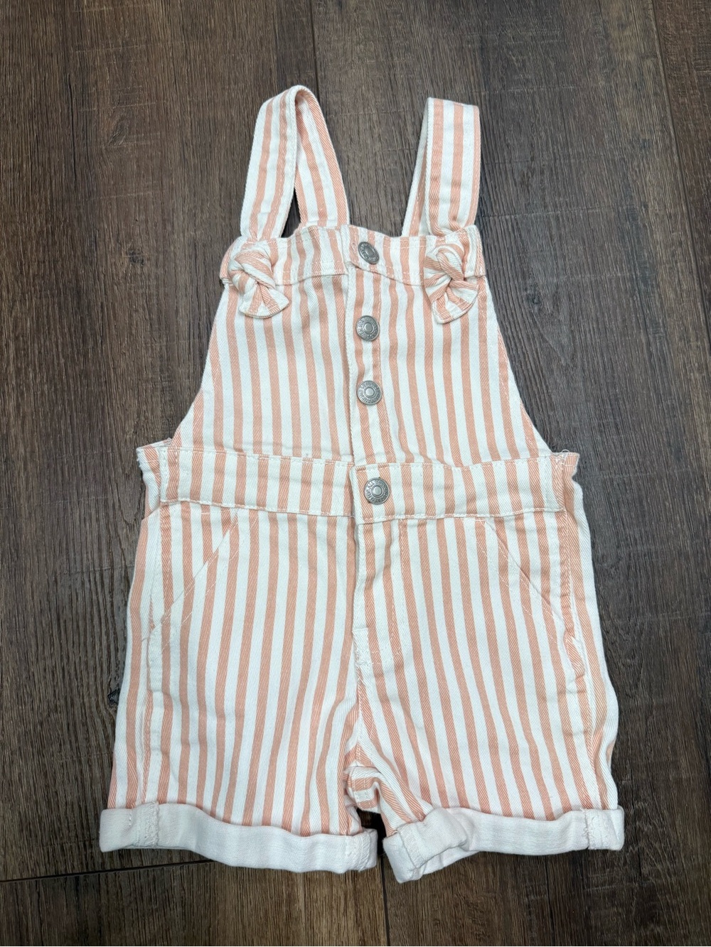 7 for all mankind striped short overalls 24 month girls toddler